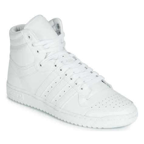 adidas top wit|all white high tops adidas.